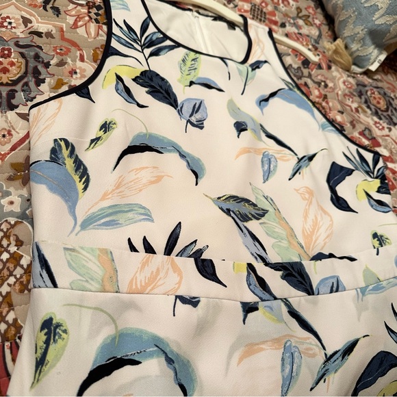 NWOT Banana Republic Floral Ruffle Racerback Dress - Picture 6 of 6